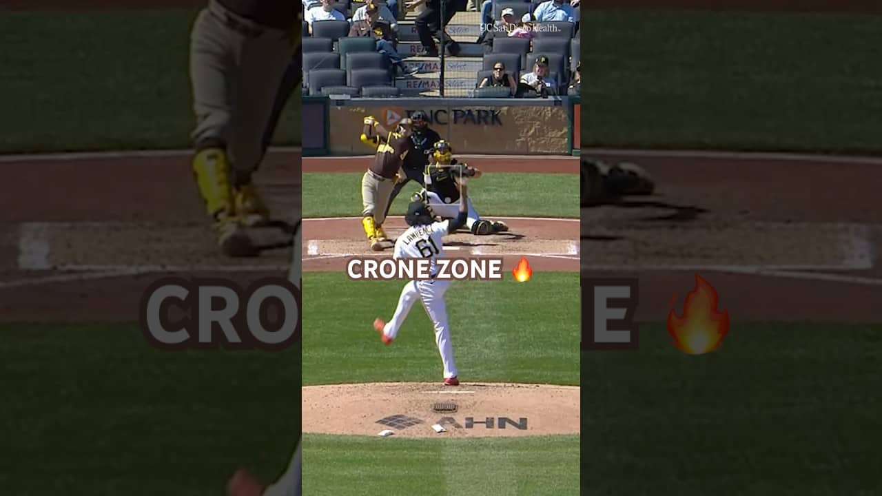 There is a Crone Zone in Pittsburgh. #mlb #padres #homerun #highlights #baseball #sandiegopadres
