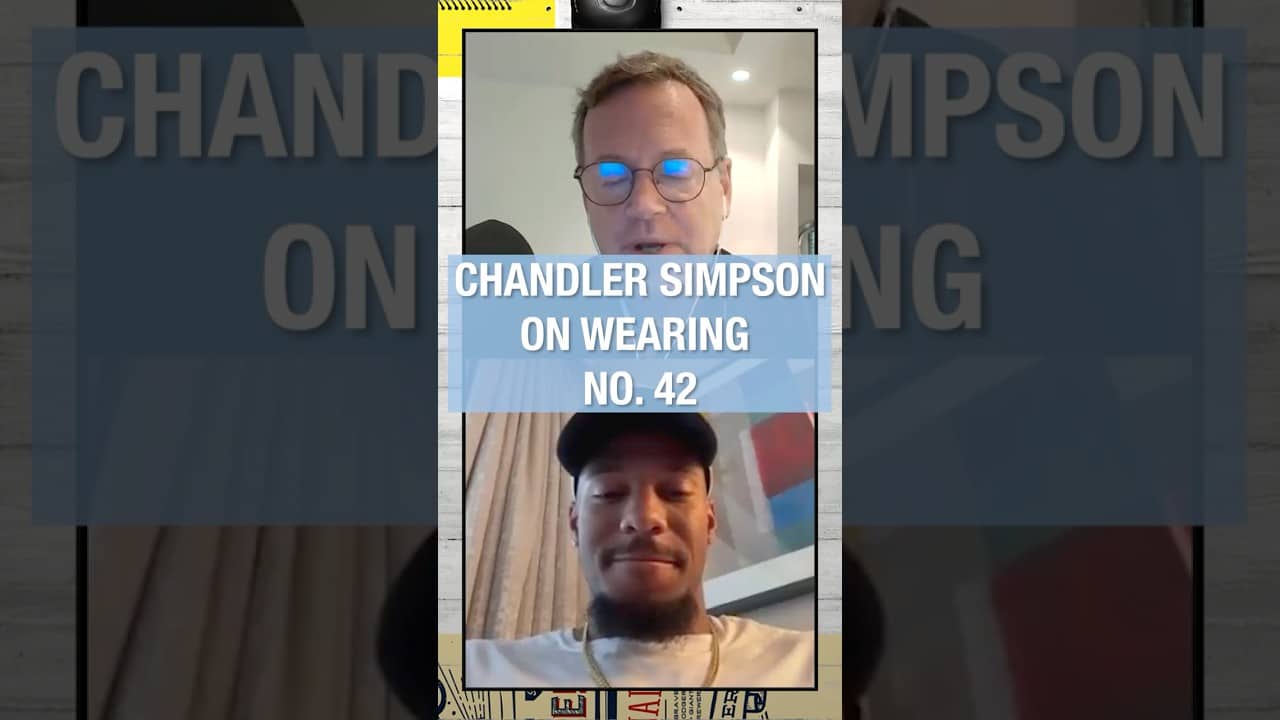 What does it mean to wear No. 42 on Jackie Robinson Day? Rays' Chandler Simpson Shares