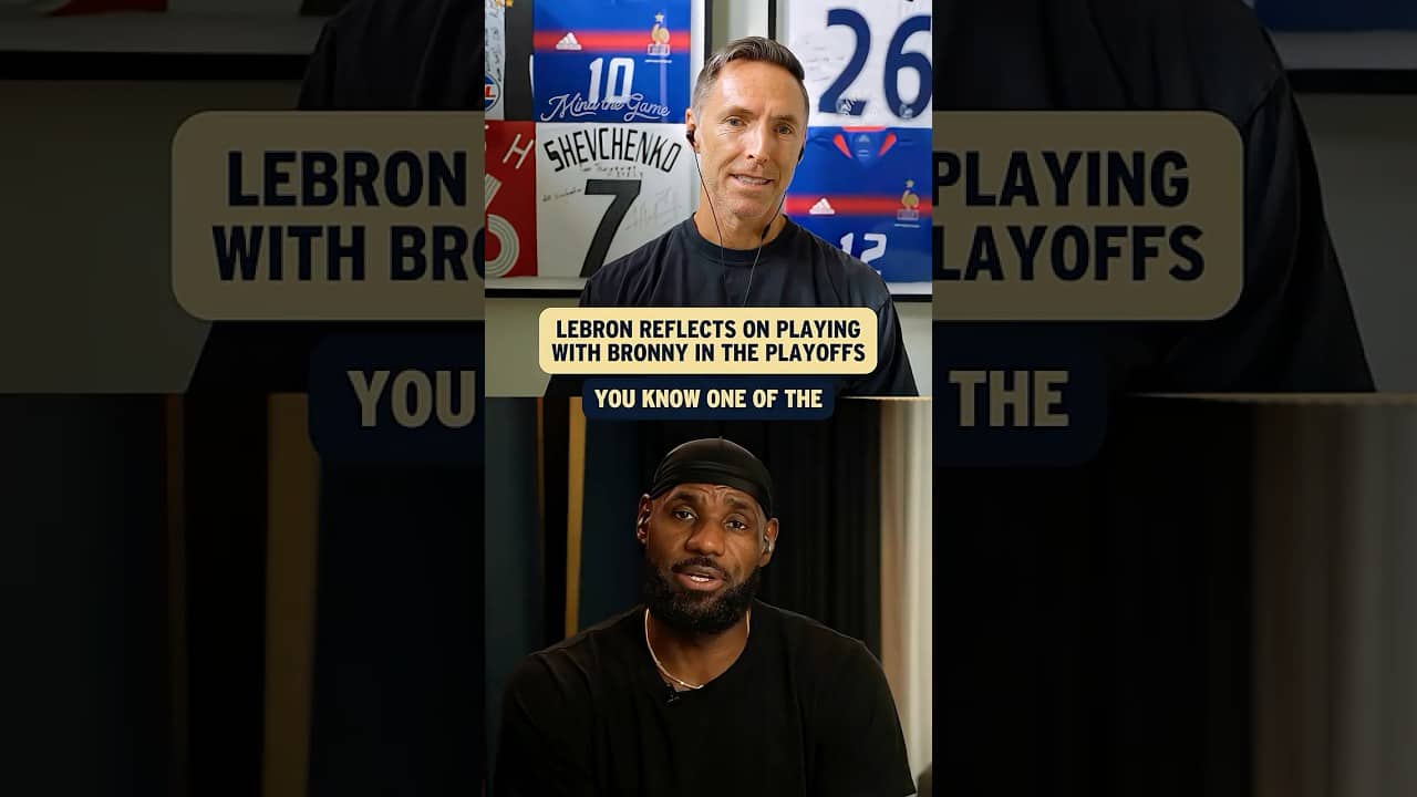 The James family is making core memories in the NBA playoffs. New episode out now. Tap in!