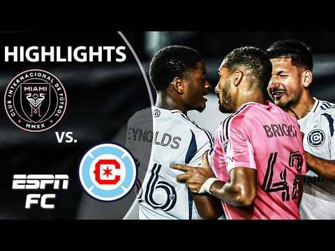 GOALS GALORE ⚽️ Inter Miami vs. Chicago Fire FC | MLS Highlights | ESPN FC
