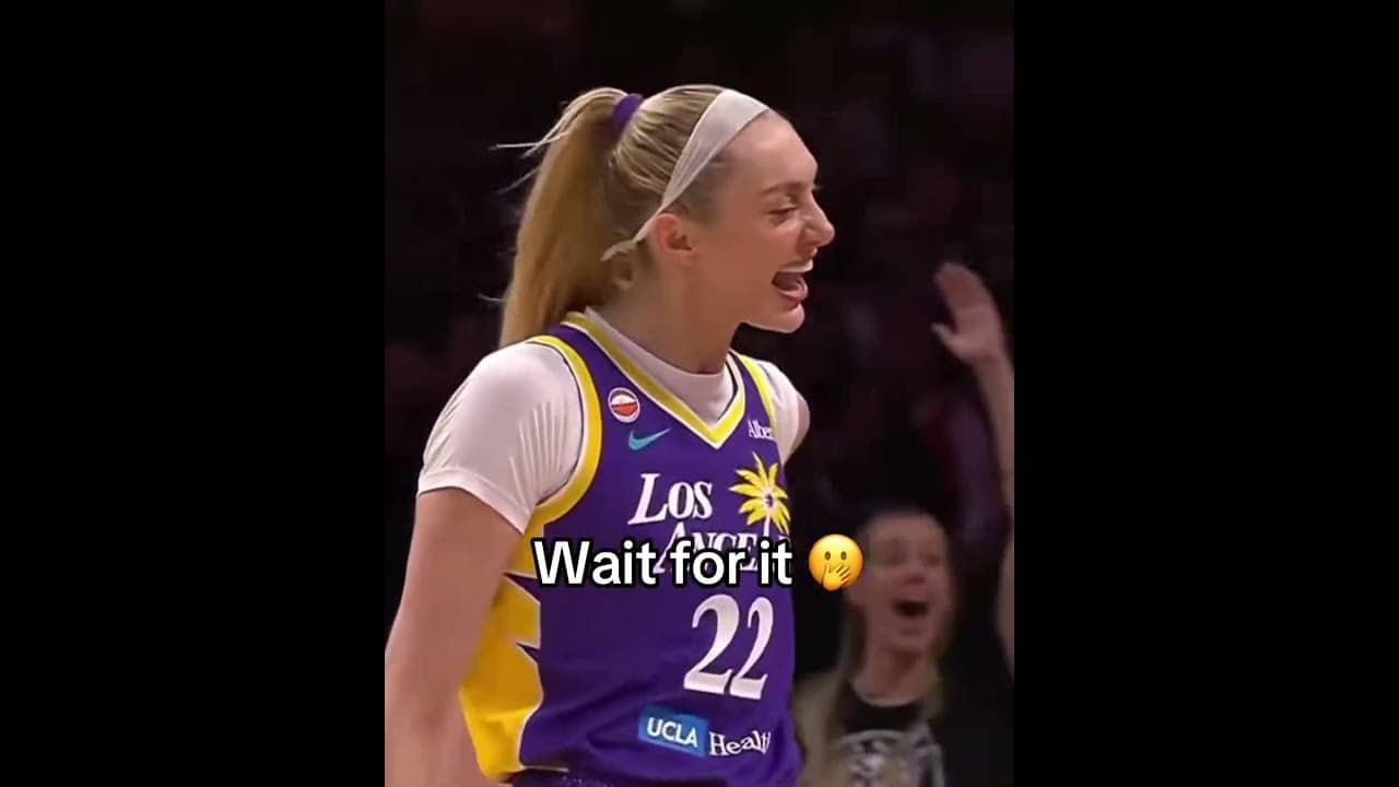 Cameron Brink with a BIG BLOCK on Caitlin Clark ✋