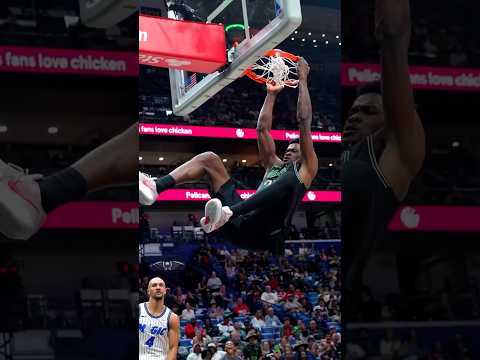Yves Missi DUNKING All Over Magic! #pelicans #nba #shorts