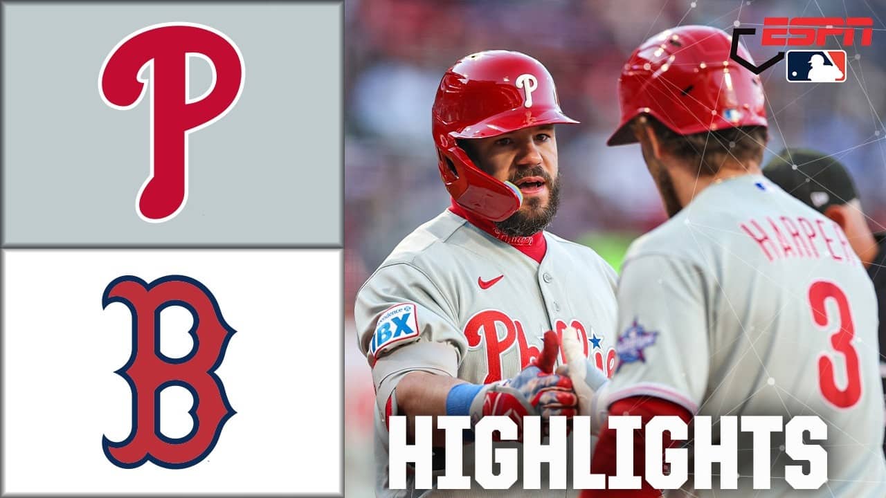 A new HR leader 👀 Philadelphia Phillies vs. Boston Red Sox | Full Game Highlights | ESPN MLB