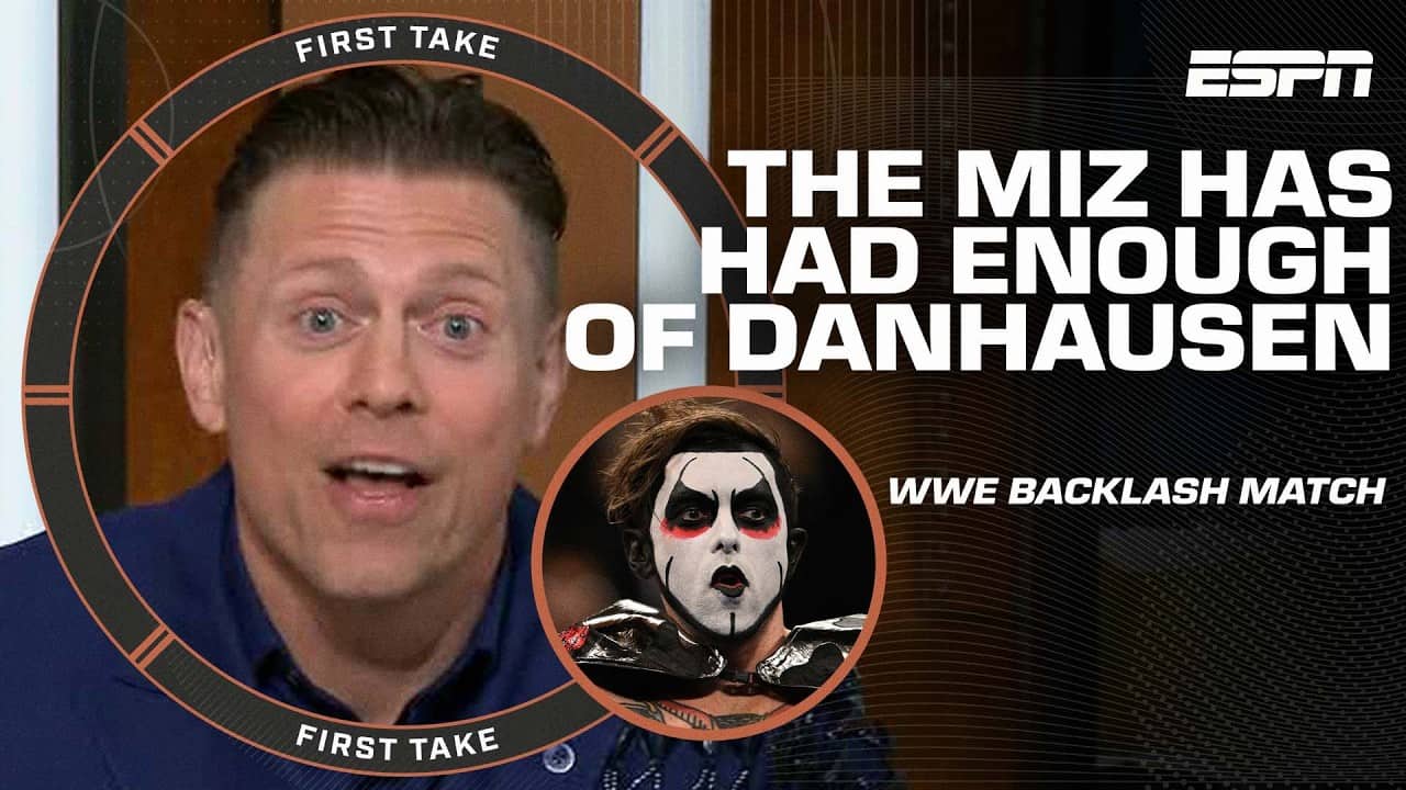 The Miz is ready to 'rid the WWE of the Danhausen problem' 👀 | First Take