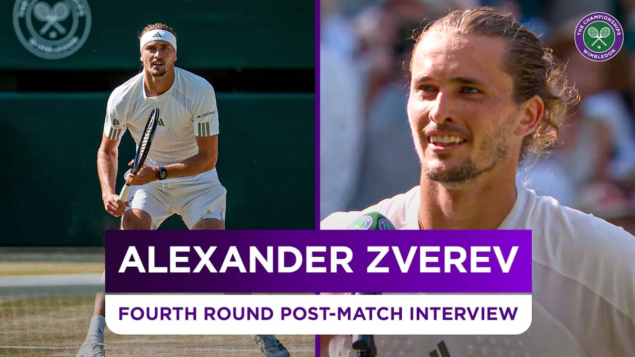 "Incredibly relieved" | Alexander Zverev Fourth Round Post-match Interview | Wimbledon 2026
