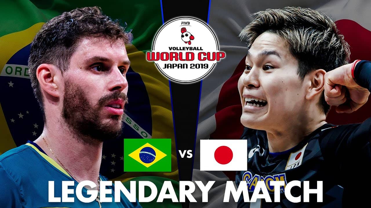 Japan 🇯🇵 vs Brazil 🇧🇷 | Legendary Volleyball Match !!!