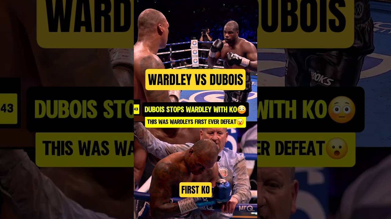 Dubois is the FIRST MAN to KO Wardley🥊 Live on @daznboxing #Ring6