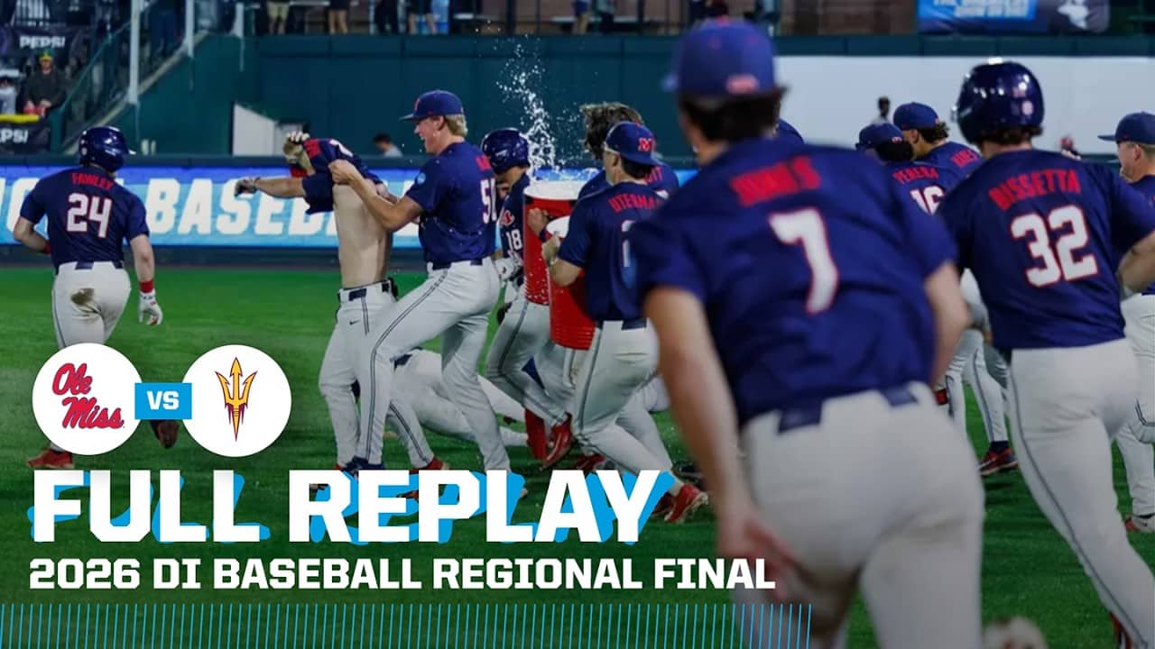 Ole Miss vs. Arizona State: 2026 NCAA baseball regional final | FULL REPLAY