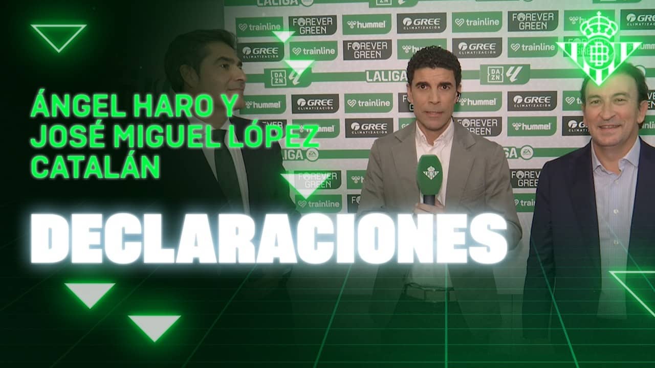 Entrevista de Ángel HARO y José Miguel López CATALÁN en Betis TV | Real BETIS Balompié 📺💚