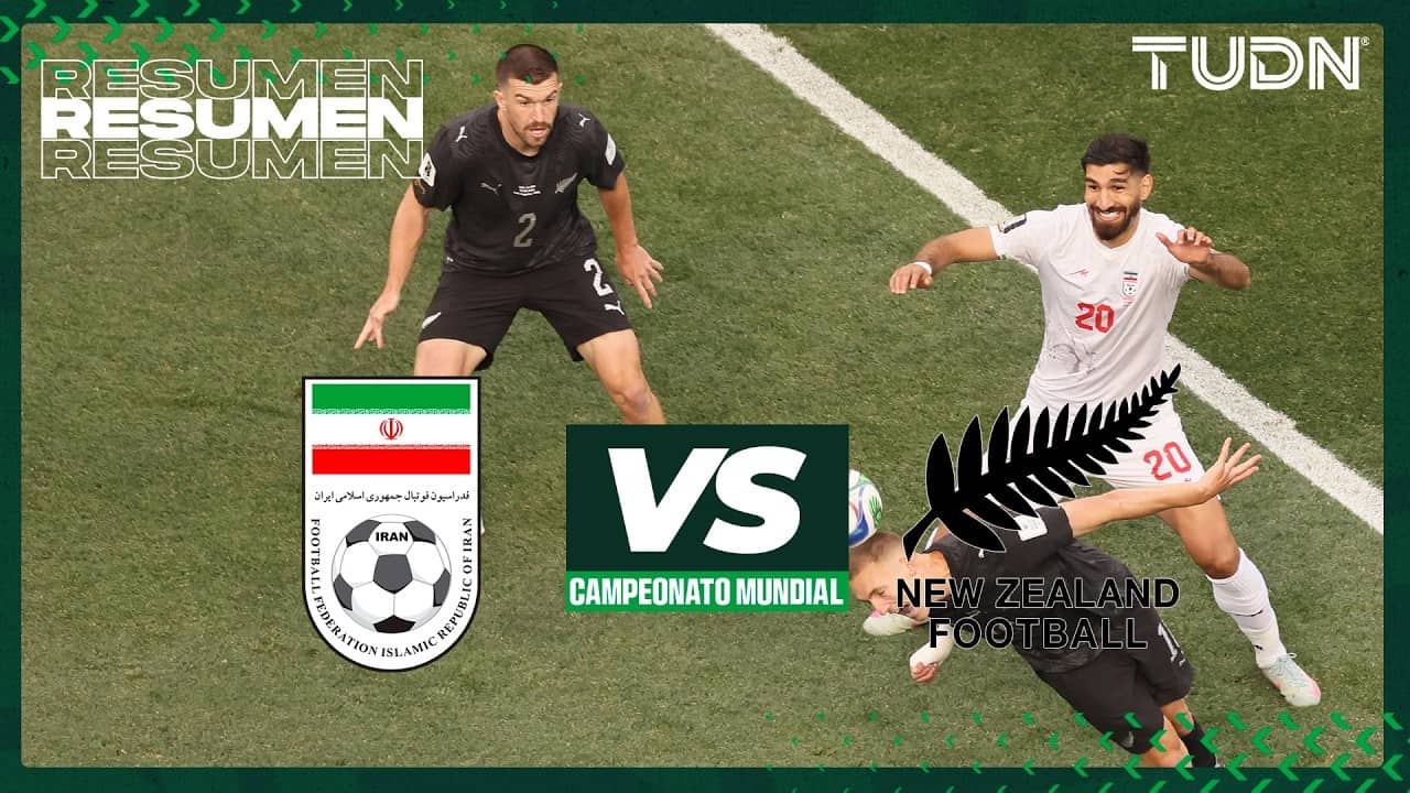 LO MEJOR: Irán vs Nueva Zelanda primer tiempo | TUDN