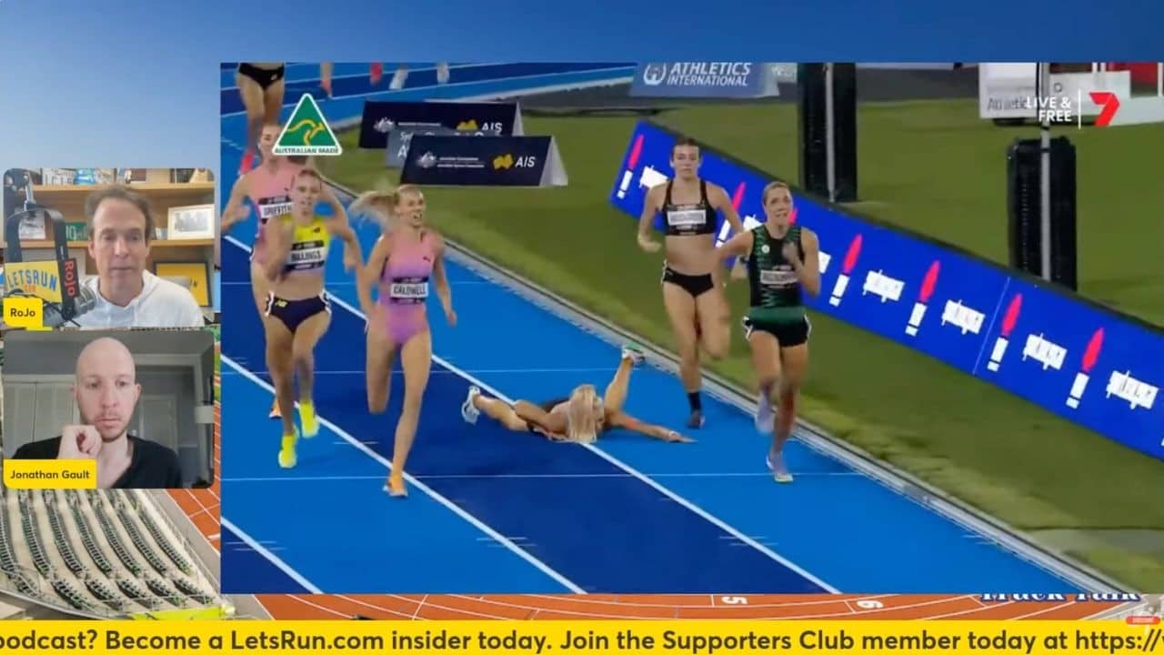 Australian 1500m MADNESS: Cam Myers 3:29 solo, Claudia Hollingsworth takes out Jessica Hull