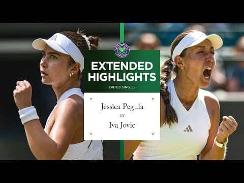All-USA clash! 🇺🇸 | Jessica Pegula v Iva Jovic | Extended Highlights | Wimbledon 2026