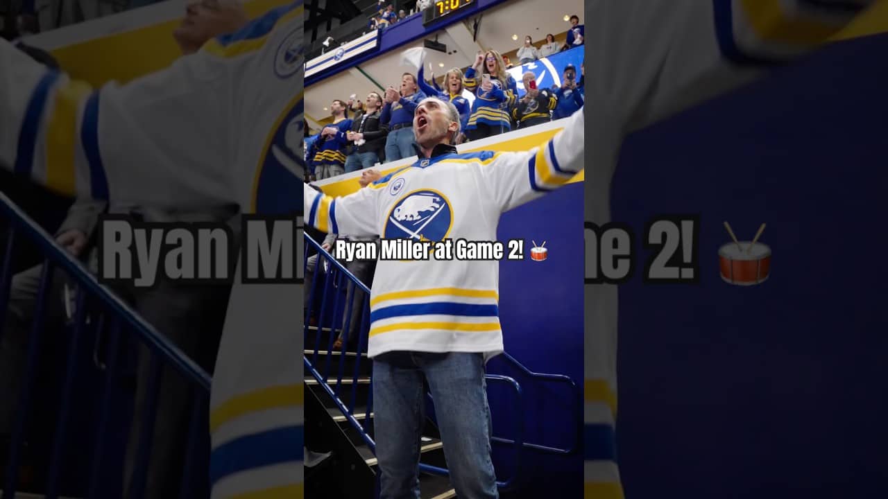 The legendary Ryan Miller in the house! 🏠 #nhl #hockey #stanleycup