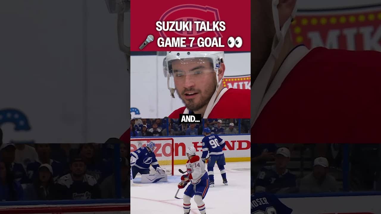 SUZUKI talks his BIG GOAL in GAME 7! 🎤