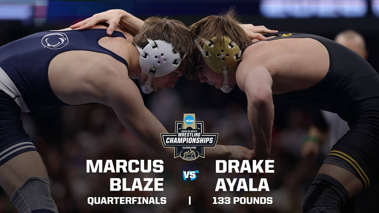 Marcus Blaze vs. Drake Ayala: 2026 NCAA wrestling quarterfinals (133 pounds)