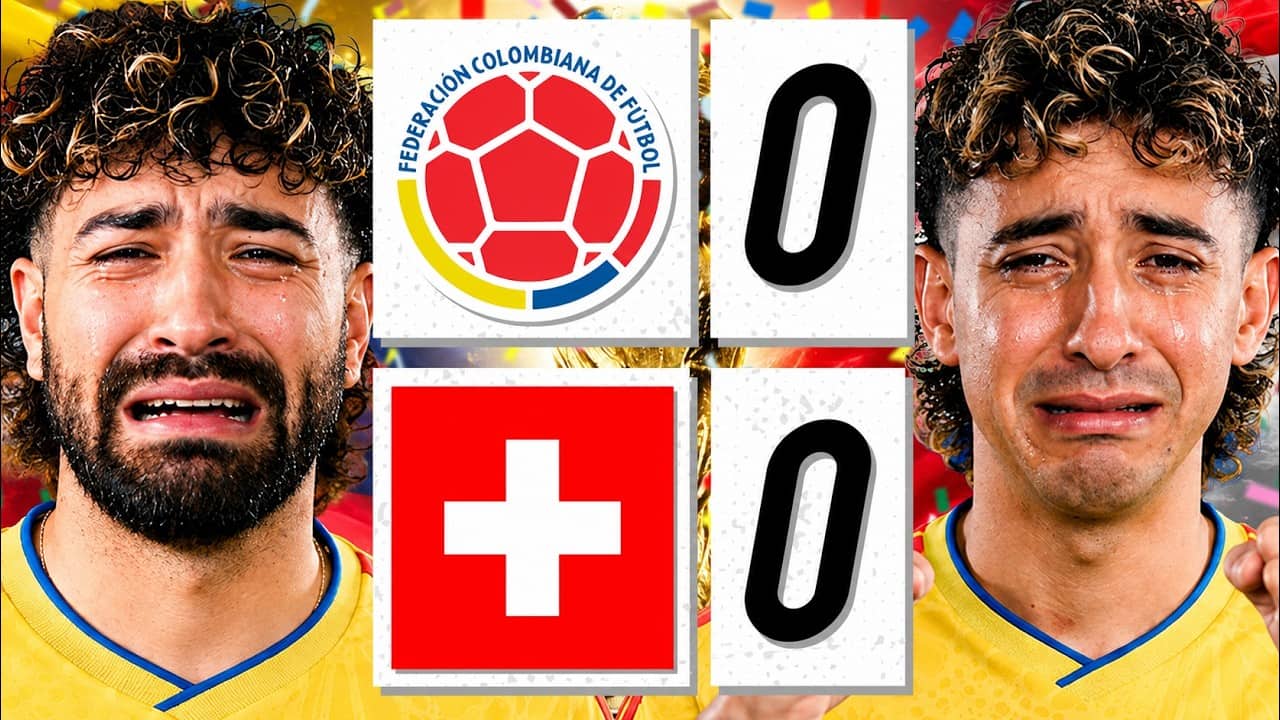 COLOMBIA ELIMINATED! 😭 SWITZERLAND 0-0 (4-3) COLOMBIA (REACTION)