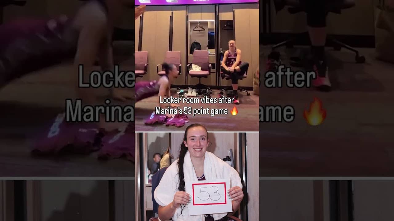 Marina Mabrey and the Toronto Tempo were living it up 😂 (via @marinamabrey/IG, @torontotempo/IG)