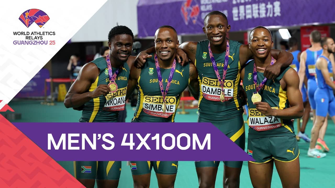 Full Men's 4x100m Heats & Final | World Athletics Relays Guangzhou 25