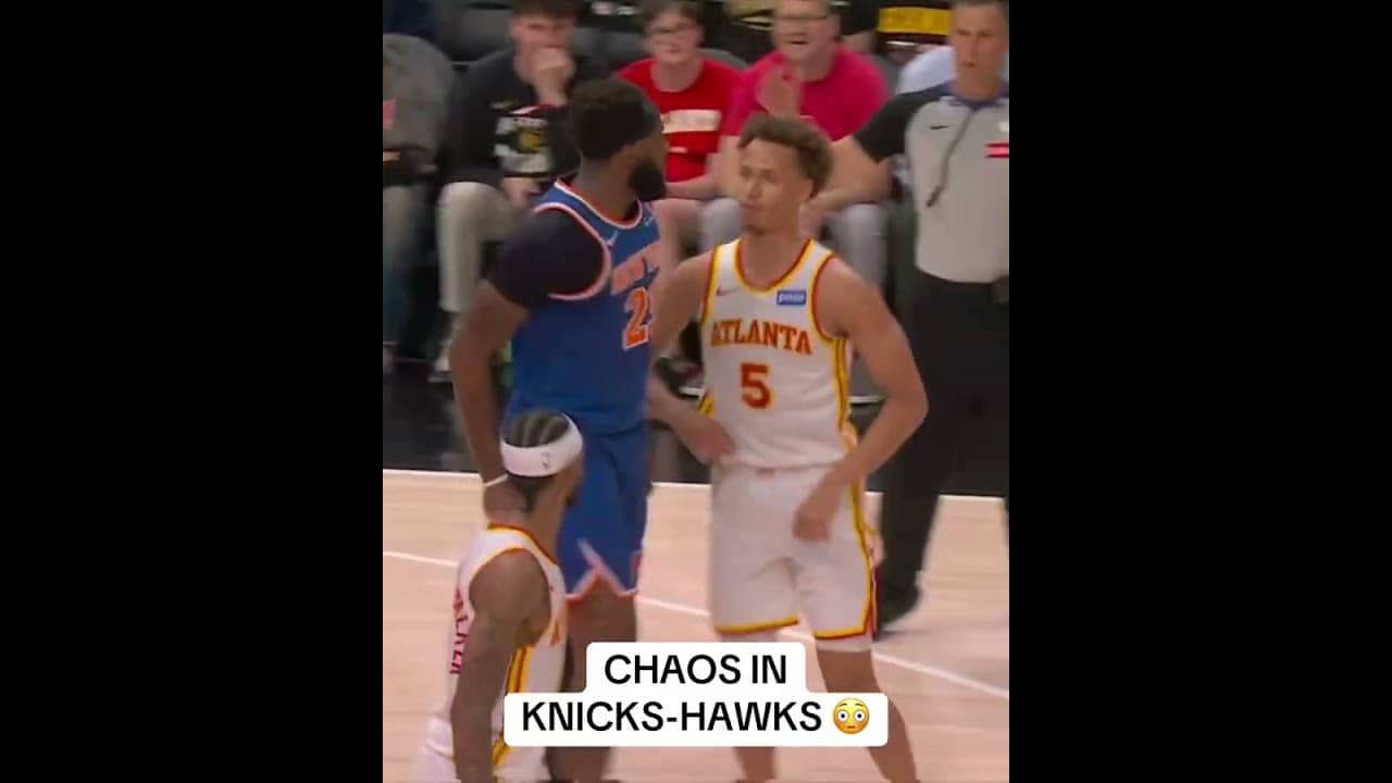 Both Mitchell Robinson and Dyson Daniels were assessed with technical fouls & ejected from the game.