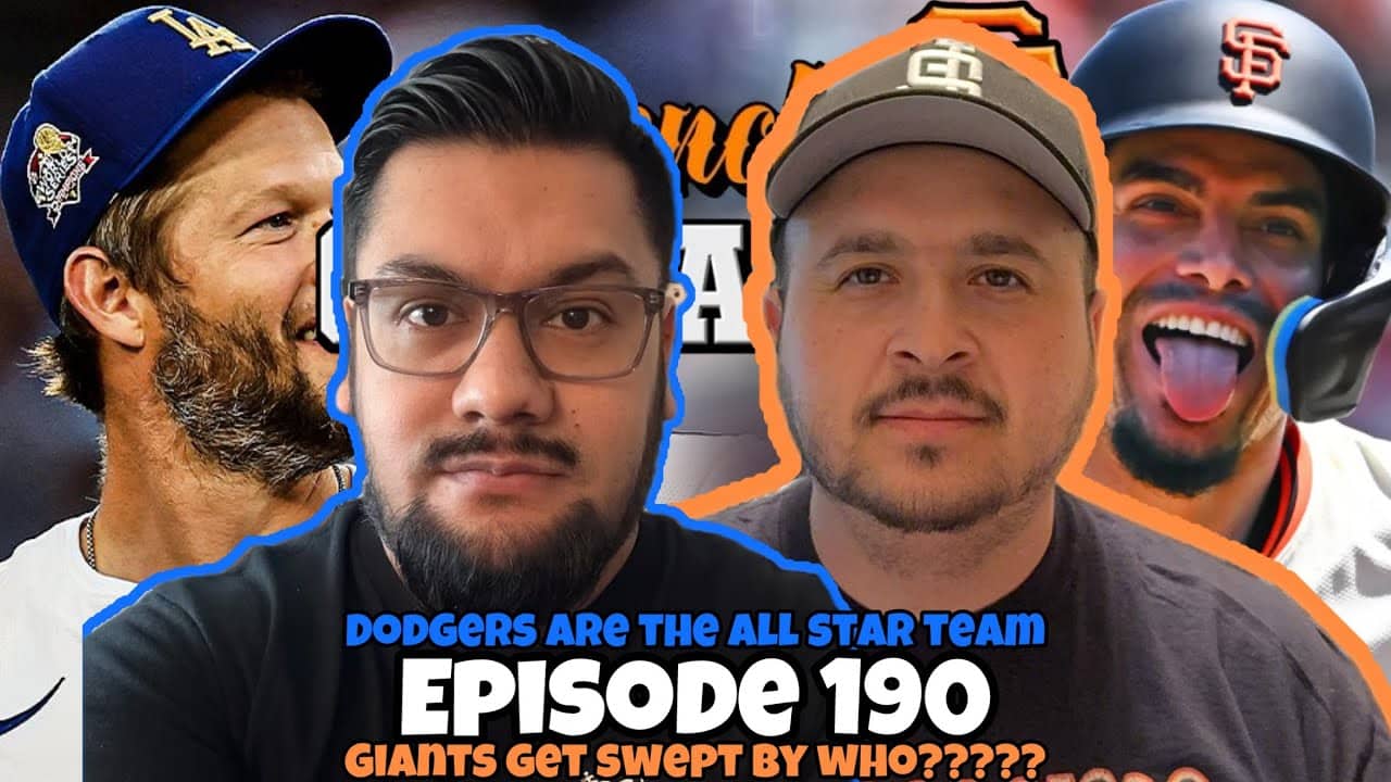 EP 190 - At The Halfway Mark, Dodgers have all the All Stars & Giants Get Swept By Who?