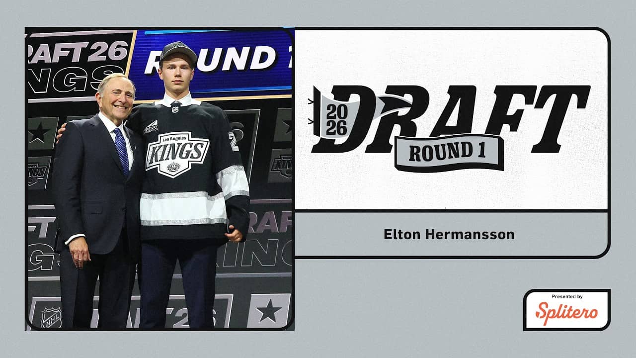 MEDIA: Elton Hermansson | R1 Selection | LA Kings | 2026 NHL Draft