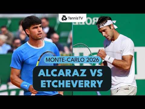 Alcaraz Takes On Etcheverry For A Quarter-Final Spot 💪 | Monte-Carlo 2026 Match Highlights