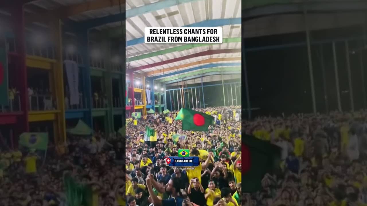 Bangladesh brought the energy for Brazil's match vs Scotland