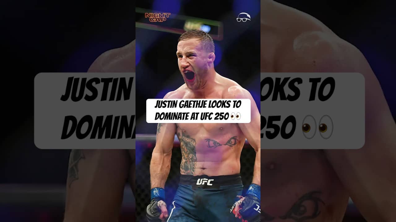 #JustinGaethje THRIVES most in chaotic situations and will handle business at #UCF250 #Nightcap