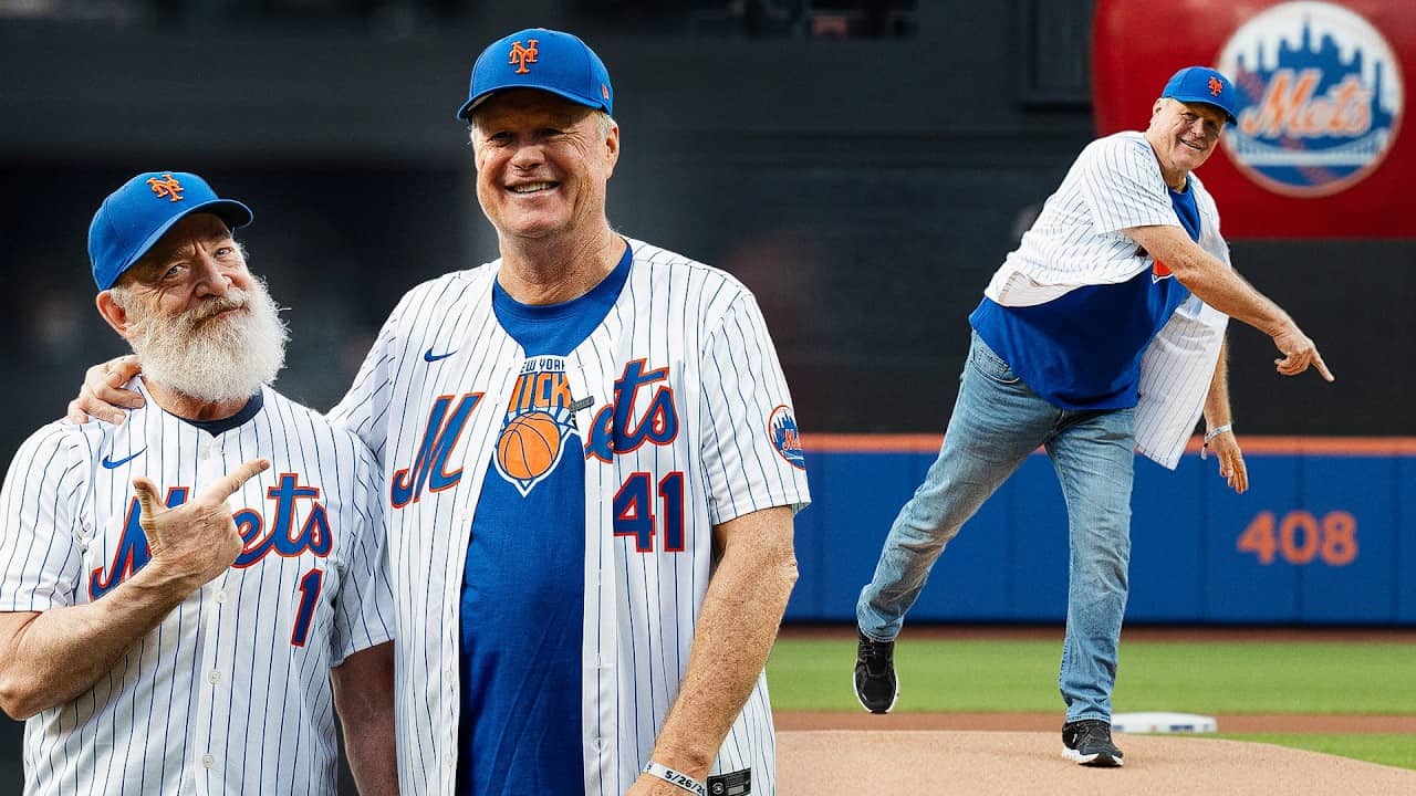Mic'd Up First Pitch | Bill Fagerbakke and J.K. Simmons
