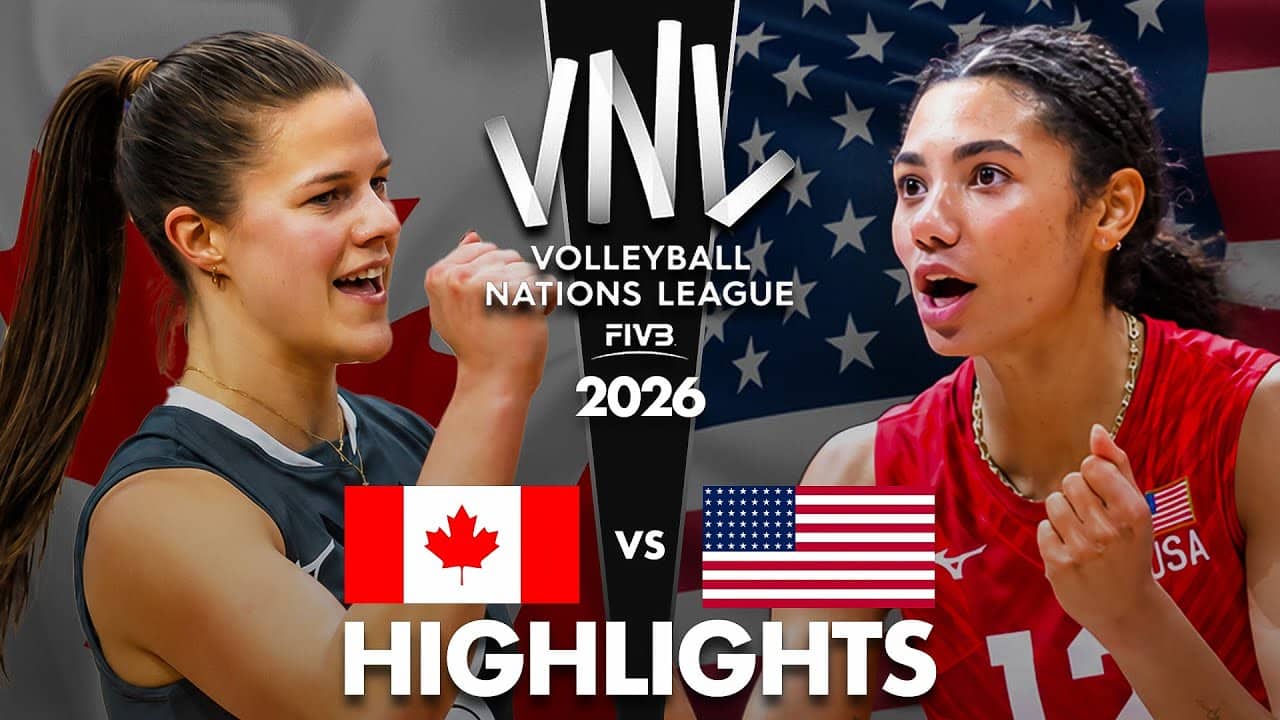 CANADA 🇨🇦 vs USA 🇺🇸 | Highlights | Women's VNL 2026