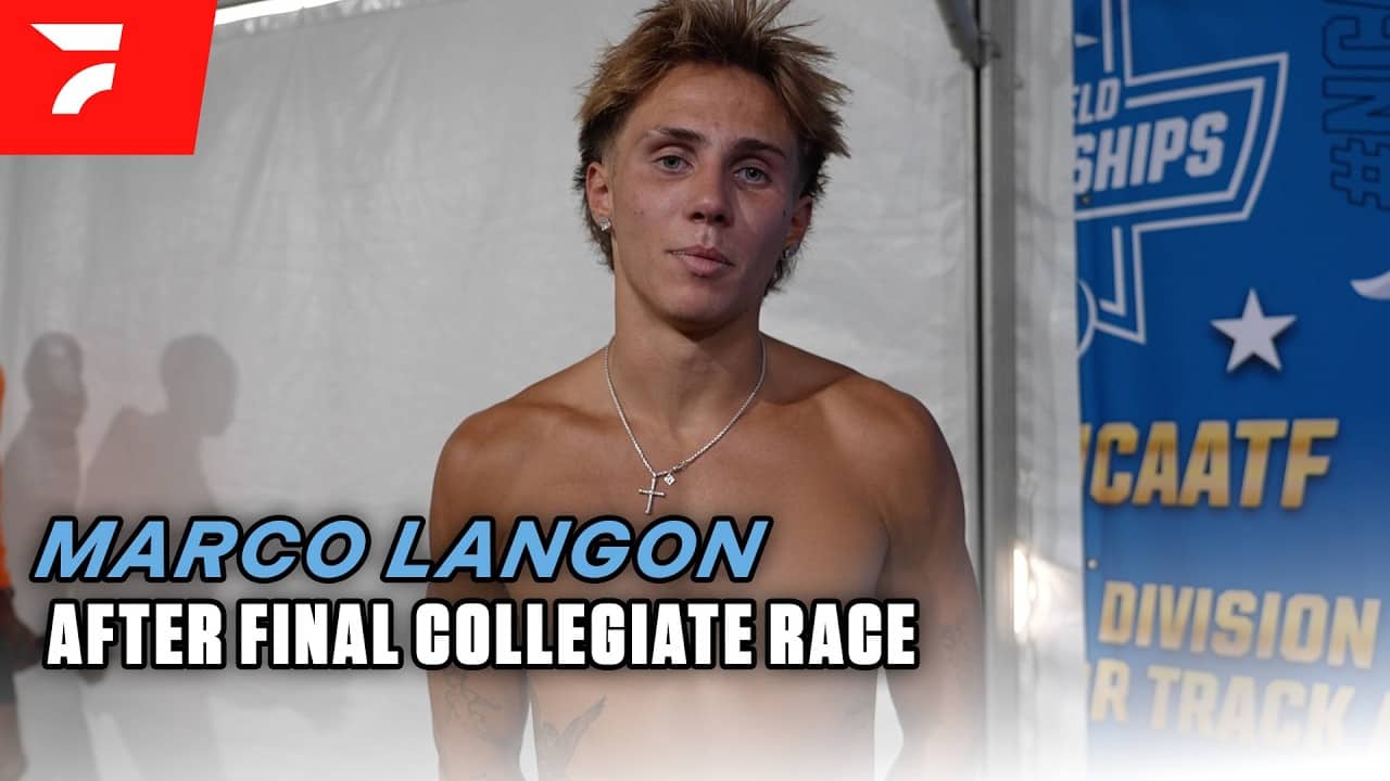 Marco Langon Discusses Fourth-Place Finish In NCAA Championships 5K Final