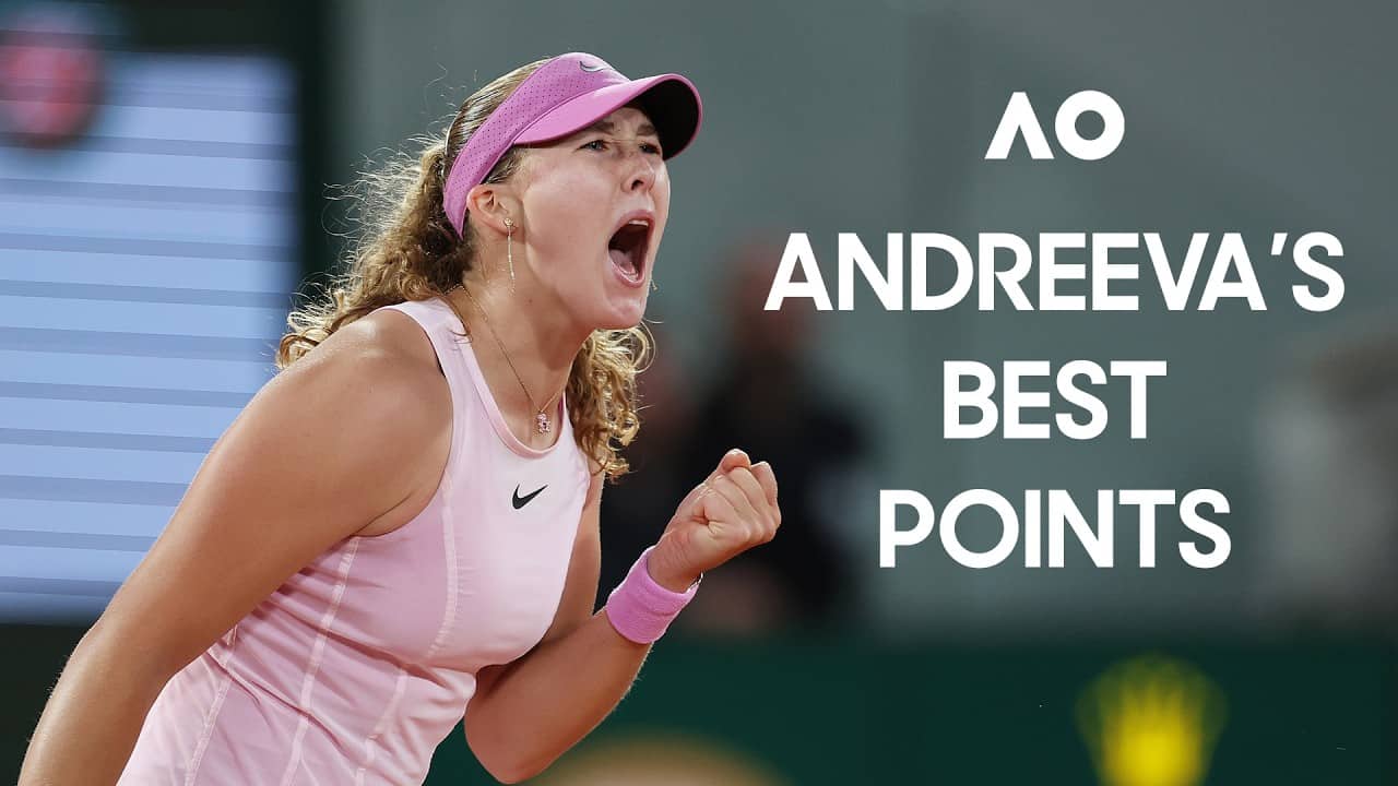 MIrra Andreeva's best points at the Australian Open