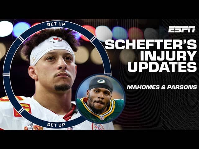 Schefter's update on Patrick Mahomes' and Micah Parsons’ timetables to return from injury 🚨 | Get Up