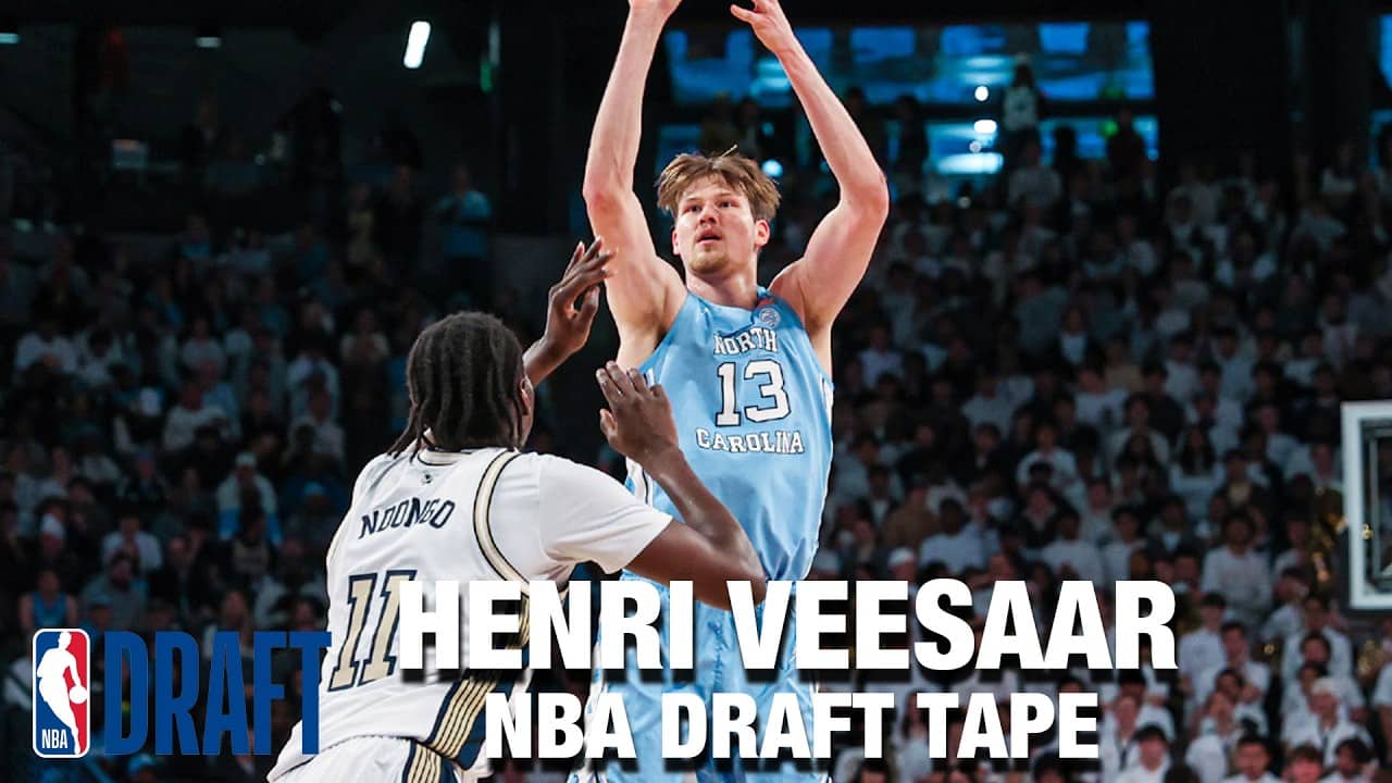 North Carolina F/C Henri Veesaar | 2026 NBA Draft Tape