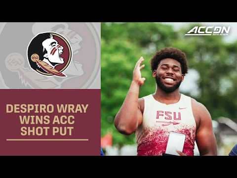 Florida State's Despiro Wray Wins ACC Shot Put Title