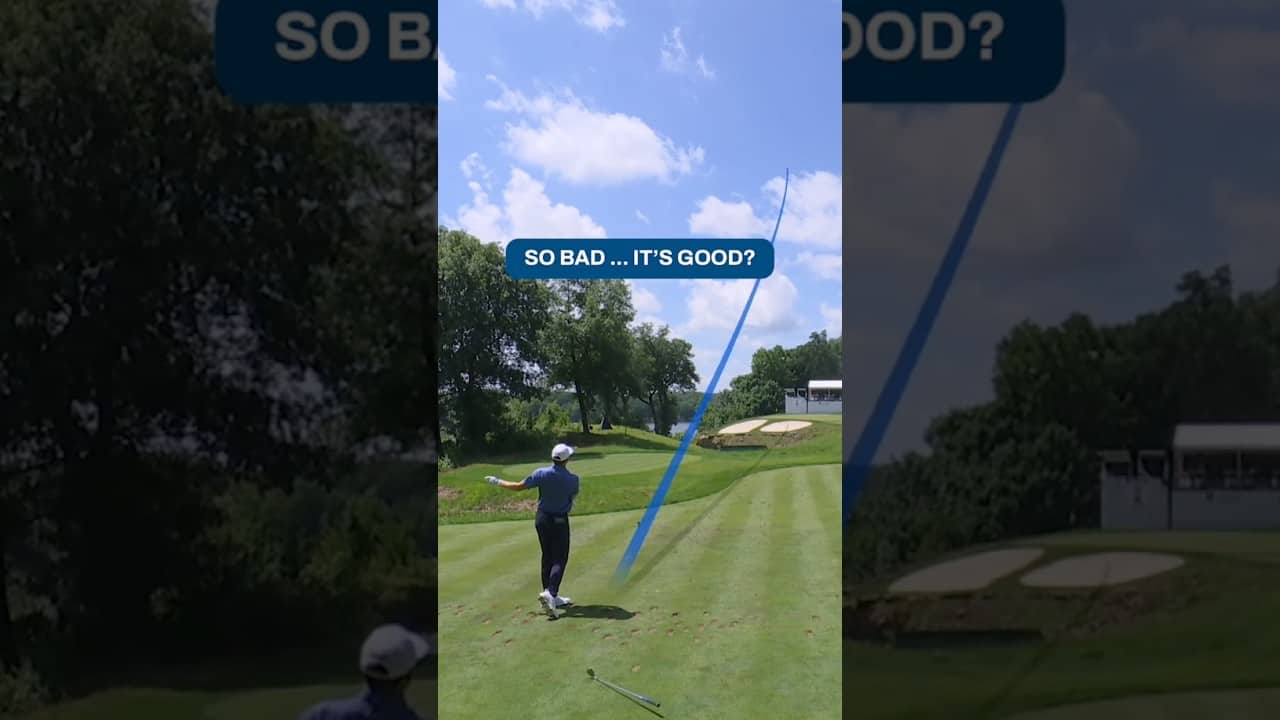 Golf is a funny game.