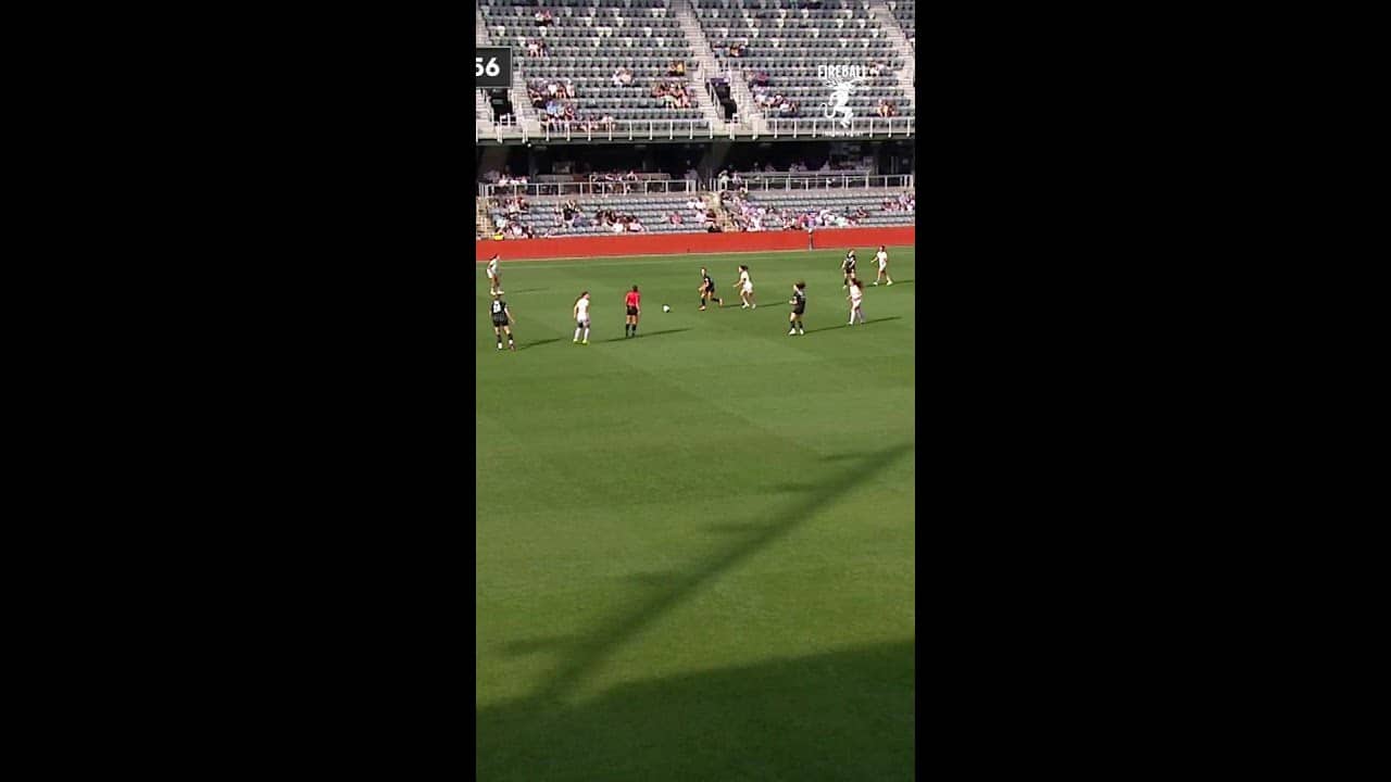 Lauren Milliet scores a rocket vs. Orlando