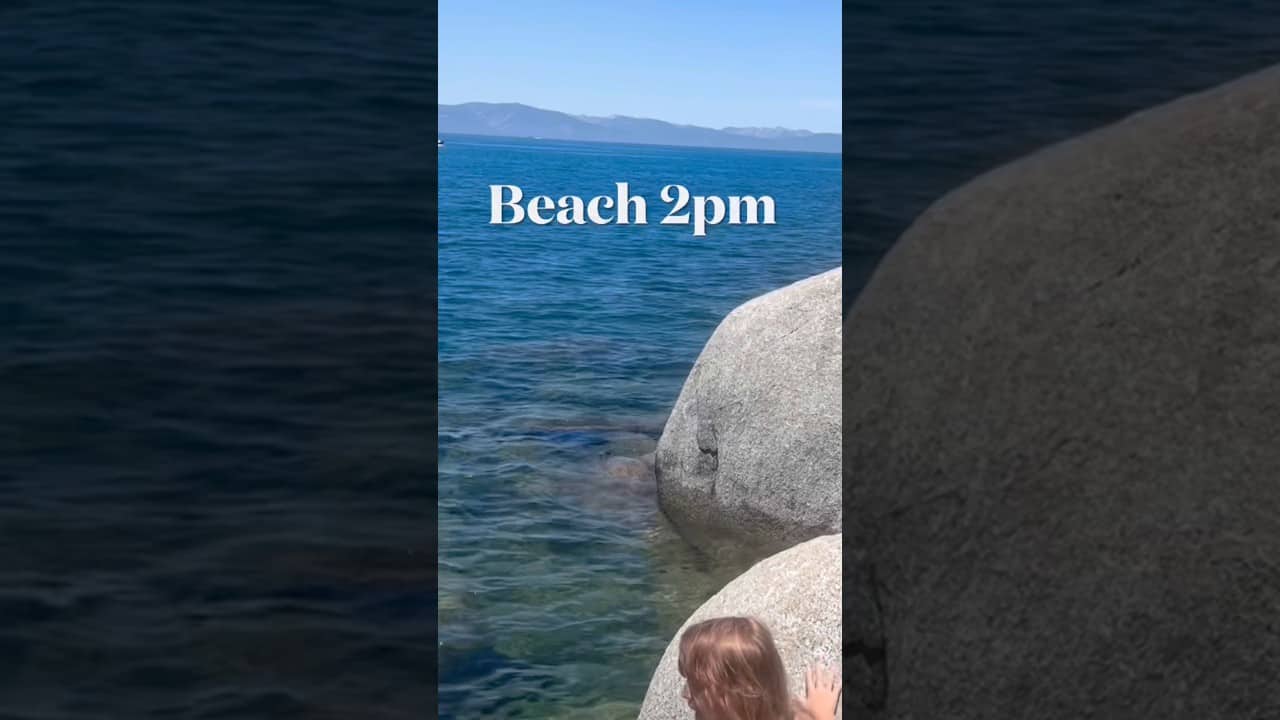 Only in Tahoe #ultrarunning #runner #tahoe #tahoelife #beachvibes