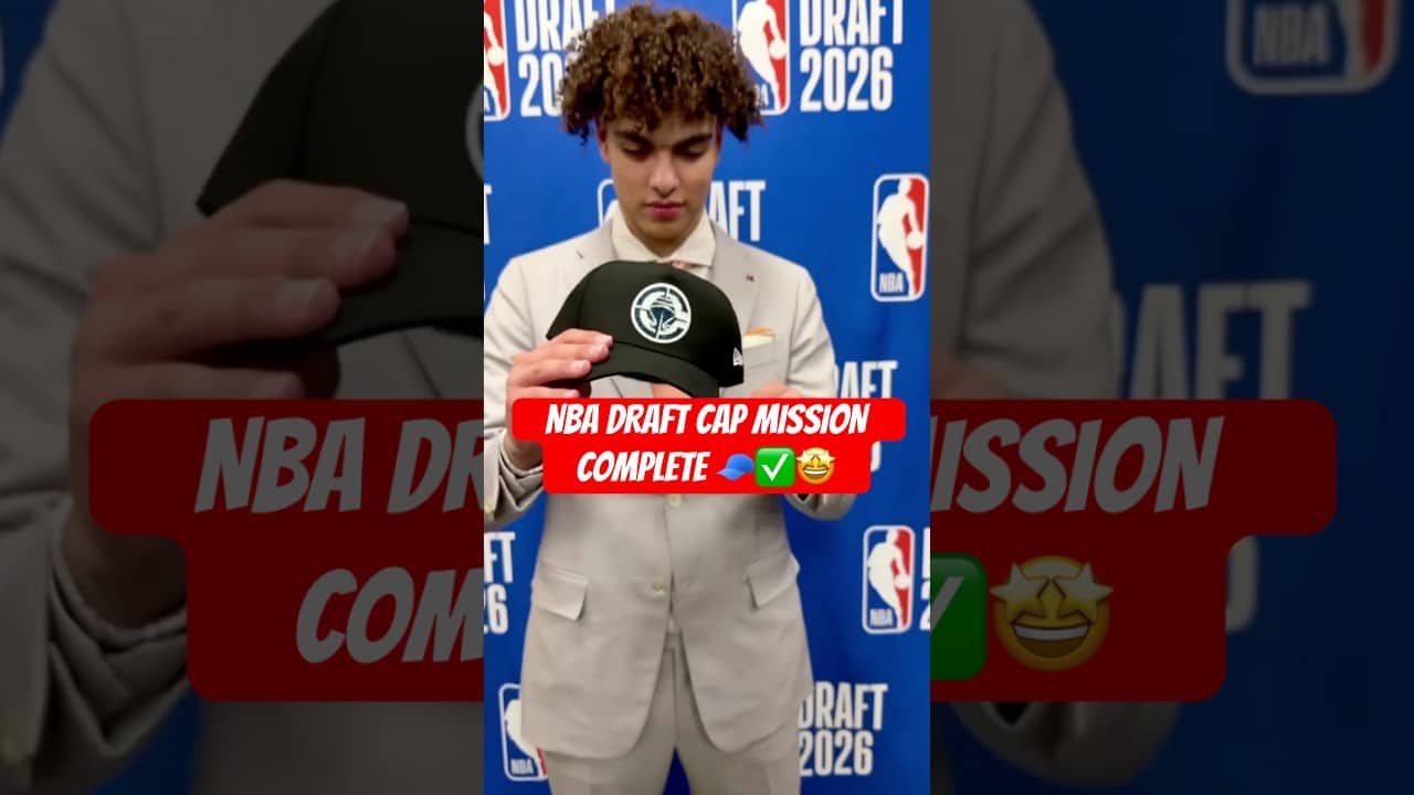 NBA Draft cap mission complete ✅ #shorts