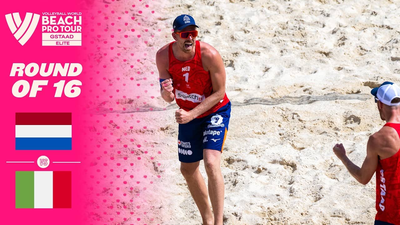 Boermans/Brouwer vs. Cottafava/Dal Corso - Round of 16 Highlights | Gstaad 2026 #BeachProTour