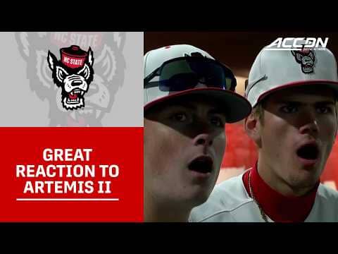 NC State Baseball Players Are In Awe Of Artemis II's Return To Earth