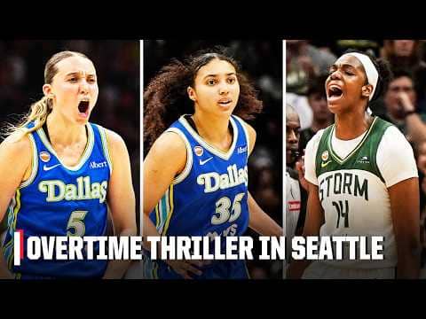 GAME OF THE YEAR? 🤯 Paige & Azzi combine for 53 and Malonga drops 37 in OT thriller | WNBA on ESPN