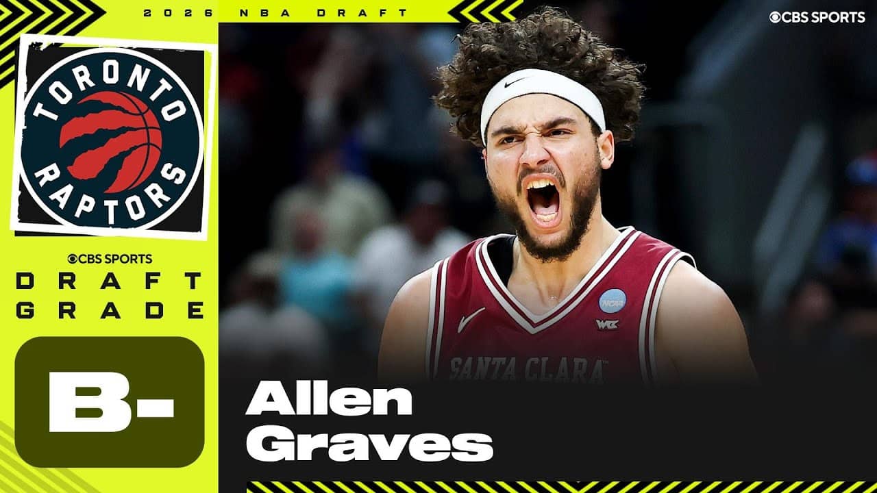 Allen Graves selected No. 19 overall by Raptors | 2026 NBA Draft Grades & Instant Reaction