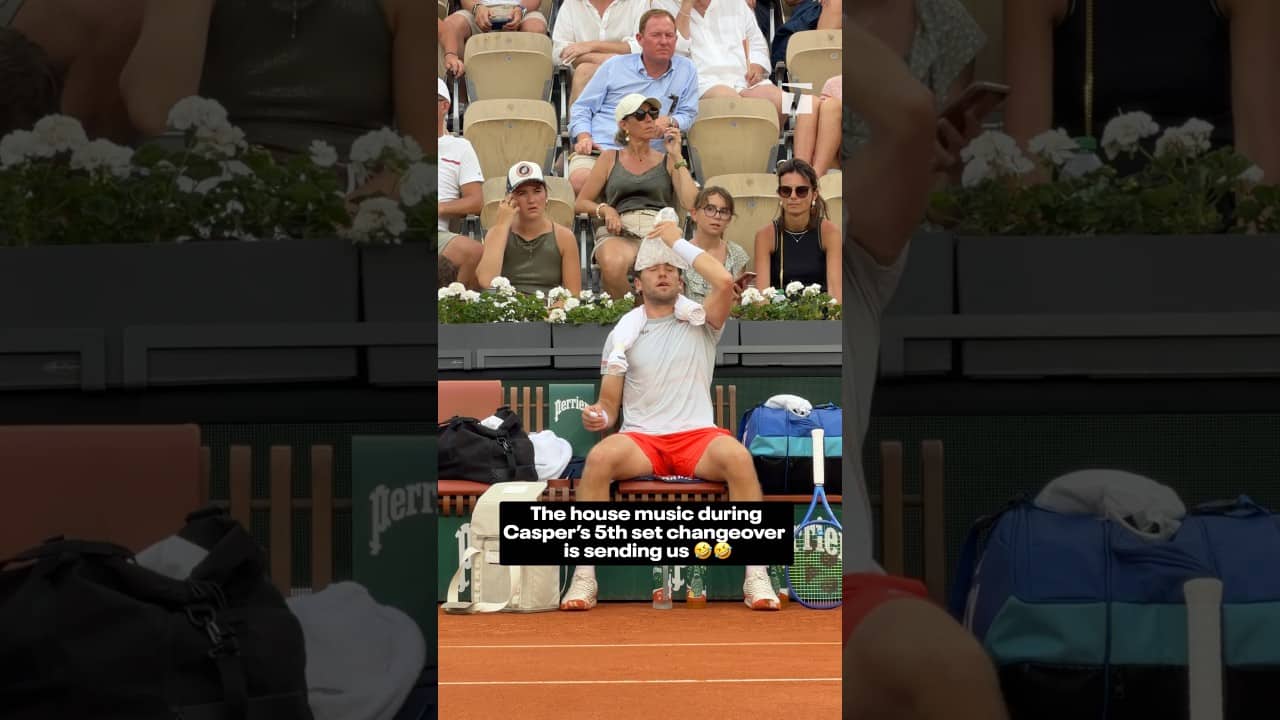 So much going on in this video 🤣 #rolandgarros #tennis #tennisnews #sports
