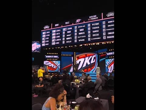Oklahoma City Thunder select Aday Mara with No. 12 pick in 2026 NBA Draft 🚨