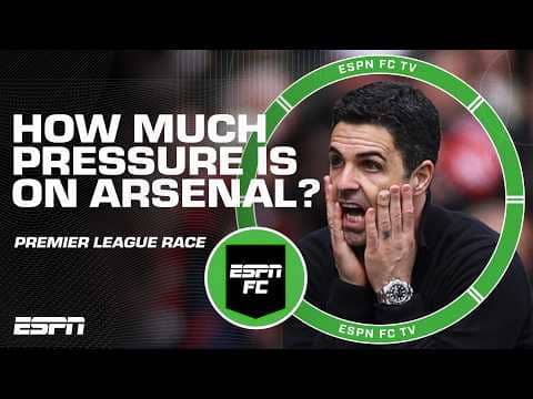 Steve Nicol says pressure in the EPL title race is ’100% on the shoulders of Arsenal' 👀 | ESPN FC