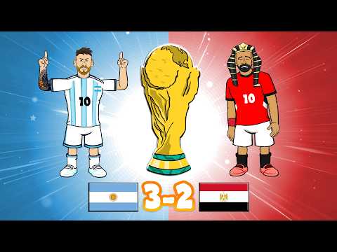 LA REMONTADA😱 Argentina 3-2 Egypt (World Cup goals and highlights)