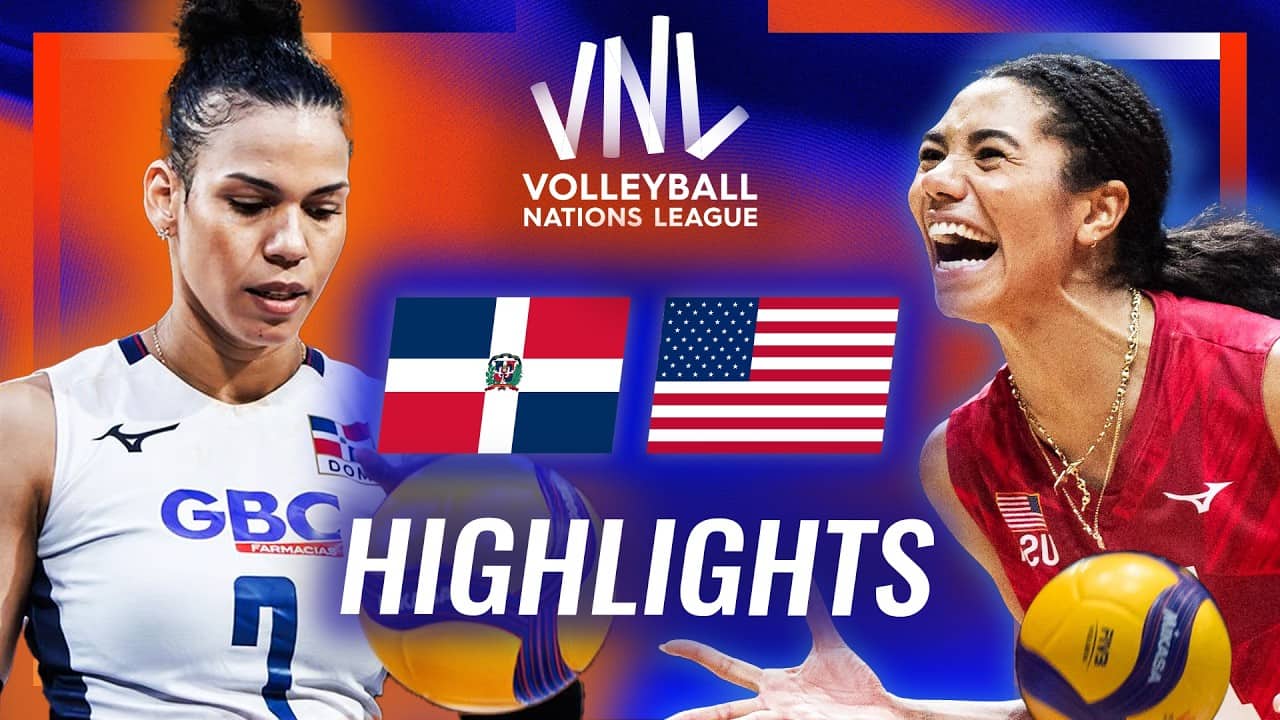 Dominican Republic 🇩🇴 vs. USA 🇺🇸 - Highlights | Week 2 | Women's VNL 2026