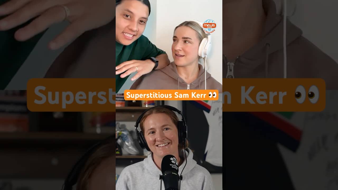 Sam Kerr better keep up her superstitions, because they’re working 🔮😏