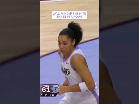 Career Night For Ja! 🚨 #goldenstatevalkyries #wnba #shorts
